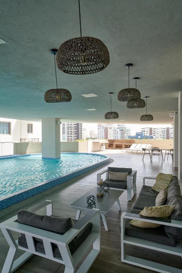 Escape Apartments, Balcony, Pool, Gym & Spa In La Julia Santo Domingo Eksteriør bilde